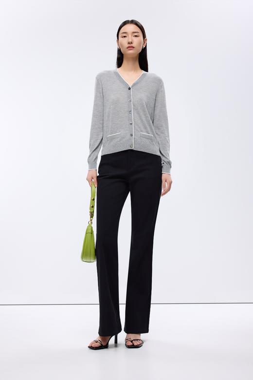 朗姿	针织开衫银色LRJK03KCD206S01 商品图0