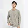 【桑蚕丝混纺】罗蒙春夏男装绣花胸标海魂衫t恤男长袖t恤男时尚男士t恤长袖男 商品缩略图2