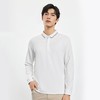【含桑蚕丝】罗蒙男士春秋长袖polo衫男商务时尚舒适翻领百搭长袖t恤男 商品缩略图2