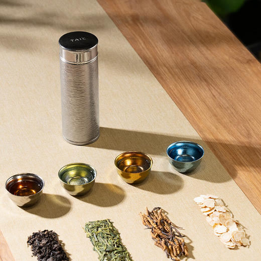 TAIC太可纯钛保温杯高端钛艺钛水杯轻奢礼盒包装礼物送礼 商品图9