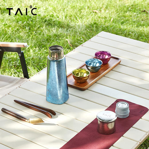 TAIC太可纯钛保温杯大容量男士白茶焖茶水分离泡茶商务闷泡杯礼盒套装 商品图7