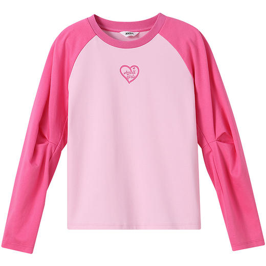 女童圆领液氨长袖针织衫春季新款安奈儿童装实体店同款AG511580 商品图6