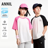 男女童圆领短袖T恤夏季新款安奈儿童装EM521037 商品缩略图0