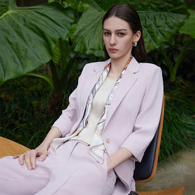 【七分袖西装外套】24年春季女士新品时尚一粒扣商务通勤外套