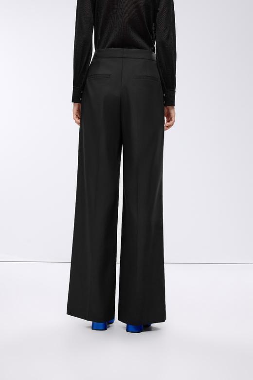 朗姿梭织裤子夜幕黑色LSJK01WPT107B01 商品图4