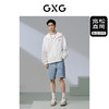 GXG男装 直筒水洗蓝牛仔短裤雷瑟工艺短裤时尚潮流 夏季热卖 商品缩略图1