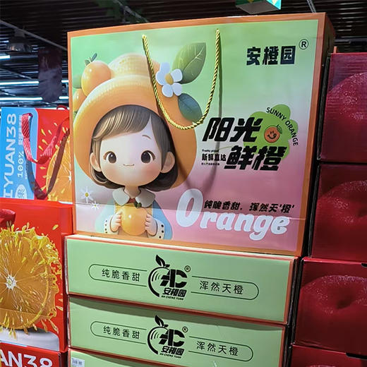 【49.5元/件】阳光鲜橙手提礼盒（1500567） 商品图0