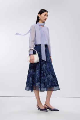 朗姿	梭织衬衫淡紫色(薰衣草紫色)	LSJK03WBL150L21