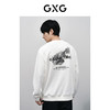 GXG男装 新年系列白色绣花卫衣 24年春季热卖GFX13101091 商品缩略图3