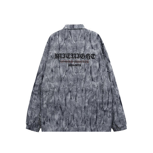 【新品上新】HX 春秋季翻领茄克衫外套扎染C105510011101/02 商品图1