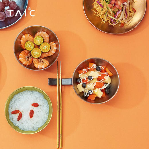 TAIC 太可钛度纯钛双层隔热防烫饭碗钛碗成人居家个性健康便携钛餐具 商品图5