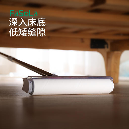 FaSoLa粘毛器长柄长杆可伸缩大号加长家用滚刷地板灰尘滚轮吸头发 商品图6