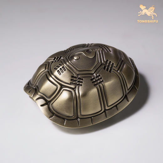 铜师傅《八卦富甲天下》客厅龟壳铜摆件 家居装饰把玩手把件 商品图1