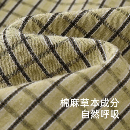 英氏婴儿衣服春夏长袖棉麻透气男宝连体衣宝宝爬服YRHAJ1R011A 商品图1