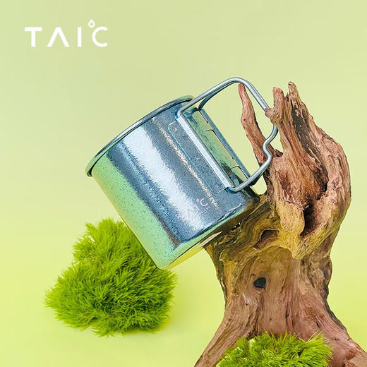 TAIC太可钛度纯钛马克杯带盖带把柄敞口咖啡牛奶办公室水杯家用创意可 商品图7