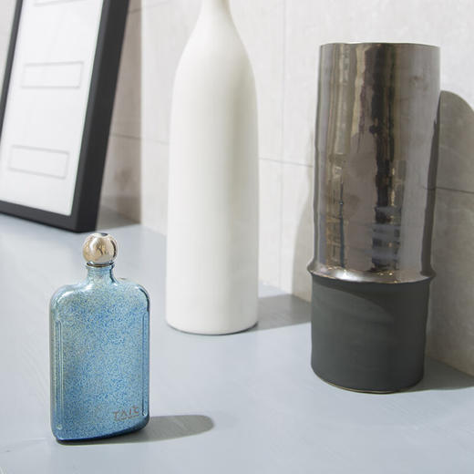 TAIC 太可钛度纯钛圆扁平小酒壶有壶套随身迷你便携礼物酒壶 商品图8