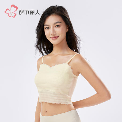 都市丽人特殊面料长抹胸蕾丝时尚美搭抹胸LVH2A2 商品图2