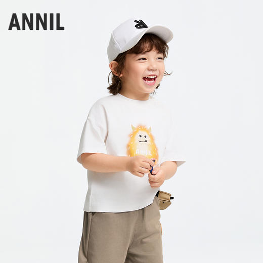 男童短袖液氨针织衫夏季新款安奈儿童装实体店同款XB511543 商品图2