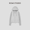 ROMI STUDIO“轻盈锁温”90白鹅绒绵羊毛混纺连帽羽绒服RW24WW90980 商品缩略图6
