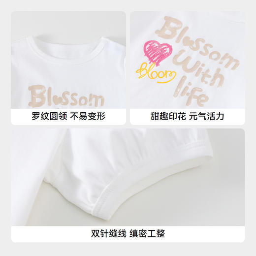 女童短袖液氨针织衫春季新款安奈儿童装实体店同款XG511551 商品图4