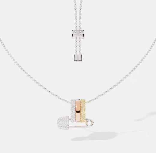 【礼盒礼袋】APM Monaco 别针小蛮腰项链精致锁骨链 商品图1