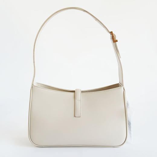 【95新】YSL圣罗兰657228白色LE5A7 hobo腋下包单肩包女士现售价：7400！220125JJ23 商品图3