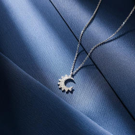 【情人节礼物】APM Monaco 小月亮项链精致锁骨链