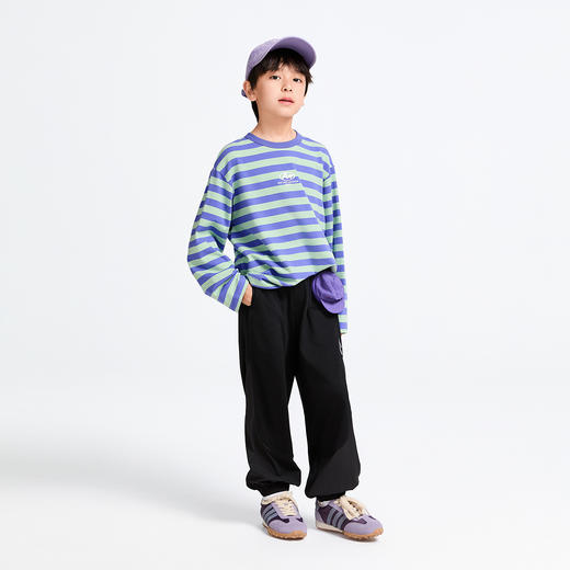 男童全腰液氨针织单裤春季新款安奈儿童装实体店同款AB516526 商品图3