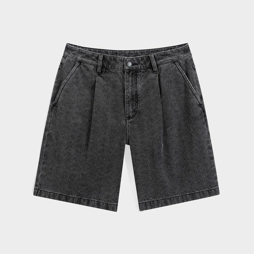 GXG男装 重磅系列肌理提花牛仔短裤薄款裤子休闲裤 夏季热卖 商品图4