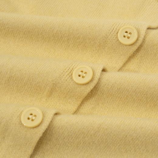 茧墨 雅致简约百搭圆V领开衫 商品图3