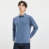 罗蒙男士秋冬保暖经典翻领Polo衫双面磨毛polo衫男长袖t恤男 商品缩略图7