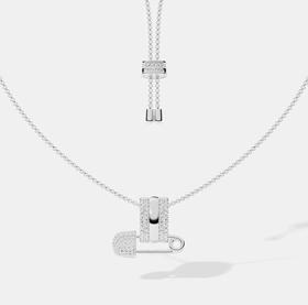 【礼盒礼袋】APM Monaco 别针小蛮腰项链精致锁骨链