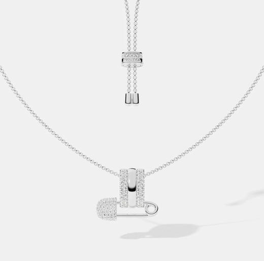 【礼盒礼袋】APM Monaco 别针小蛮腰项链精致锁骨链 商品图0