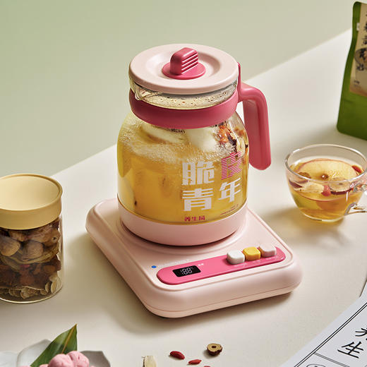 蓝宝养身壶+炖盅 | 激发营养、柔音炖煮、不易糊底、快速烧水 商品图0