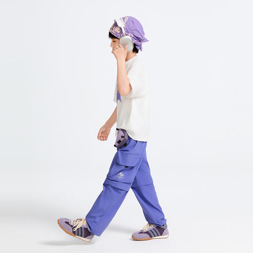 男女童全腰梭织单裤春季新款安奈儿童装实体店同款AM516529 商品图6