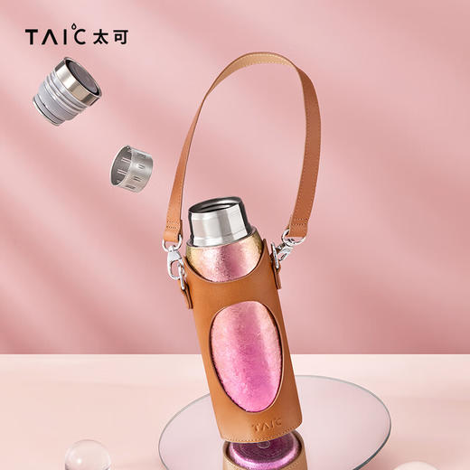 TAIC太可纯钛保温杯焖茶杯钛杯高档茶水分离水杯带杯套礼物送礼 商品图7