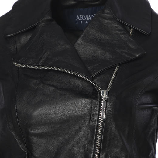 8058984557074 ARMANI JEANS女款时尚气质长袖皮衣 商品图3