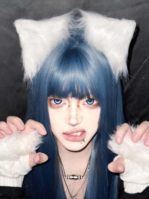 Hanawink 半年抛美瞳 哭哭奶酪蓝 直径14.5mm着色14.2mm 商品图2