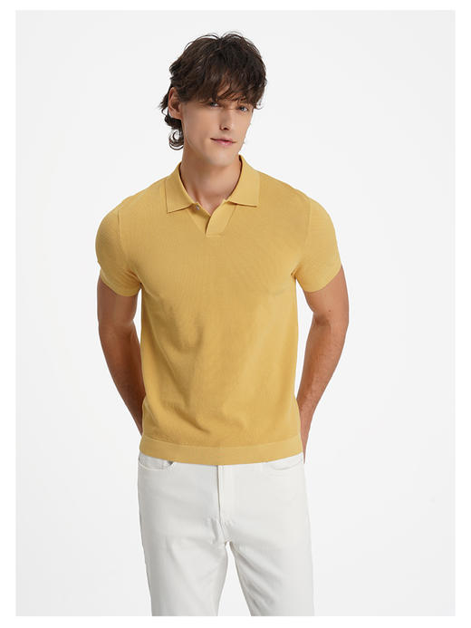 callisto黄色弹力亲肤T恤 商品图2