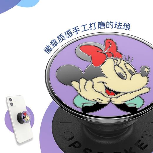 【POPGRIP泡泡骚】80年代米妮 手机粘贴式气囊支架 Enamel金属珐琅系列 商品图1