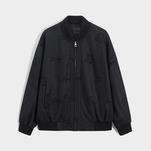 GXG男装 新年系列龙纹满印提花夹克复古棒球夹克男时尚棒球服热卖 商品图4