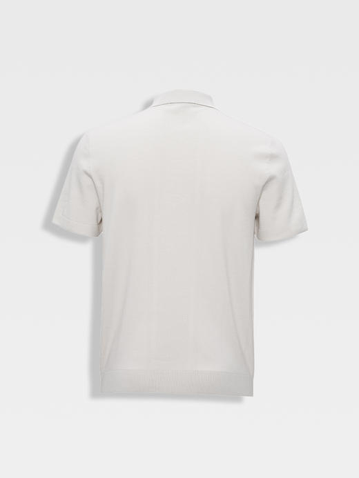 callisto糯米白透气棉混纺T恤 商品图1