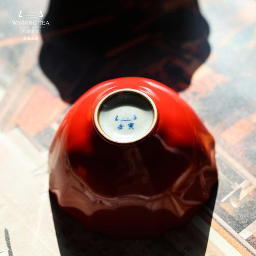 问鼎汝瓷鼎峰系列壬寅新年红牡丹杯（缺货） 商品图4