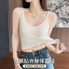 C2-【大U美背 免穿文胸】带胸垫吊带背心百搭显瘦内搭外穿打底背心   夏寄挽月 商品缩略图2
