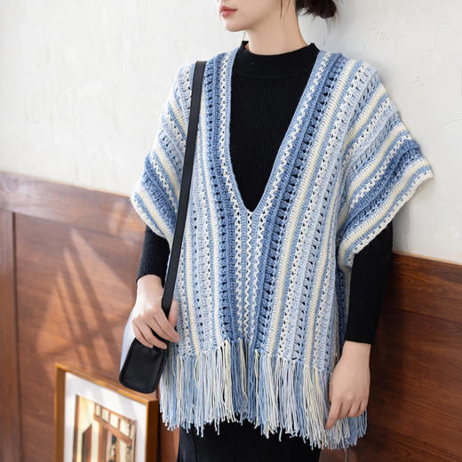 苏苏姐家薇柳罩衫手工DIY钩针衣服毛衣编织毛线团材料包 商品图1