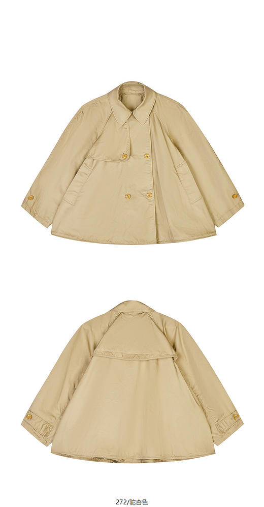 jnby   25年春款  中长款风衣  1P2912930 商品图8