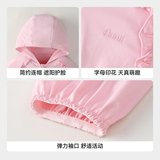 女童外套防晒衣春季新款安奈儿童装实体店同款XG515571 商品图4