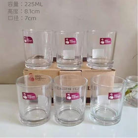 【14.9元/盒】鑫民巴士玻璃杯225ml（1119311）