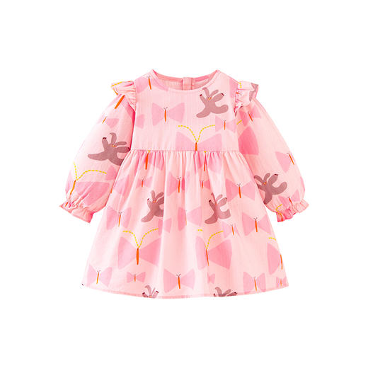 【艺术家联名】迷你巴拉女童宝宝纯棉连衣裙甜美春季新款 商品图4