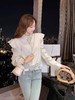张心子【寻梦山茶】半高领蕾丝花边衬衫上衣 U2501017 商品缩略图4